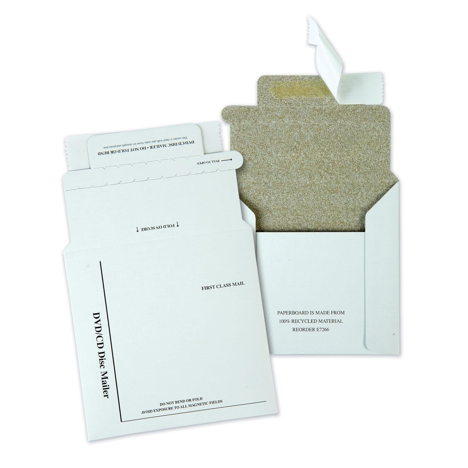 Quality Park™ Foam Lined Multimedia Mailer, 5 x 5, White, 25/Box