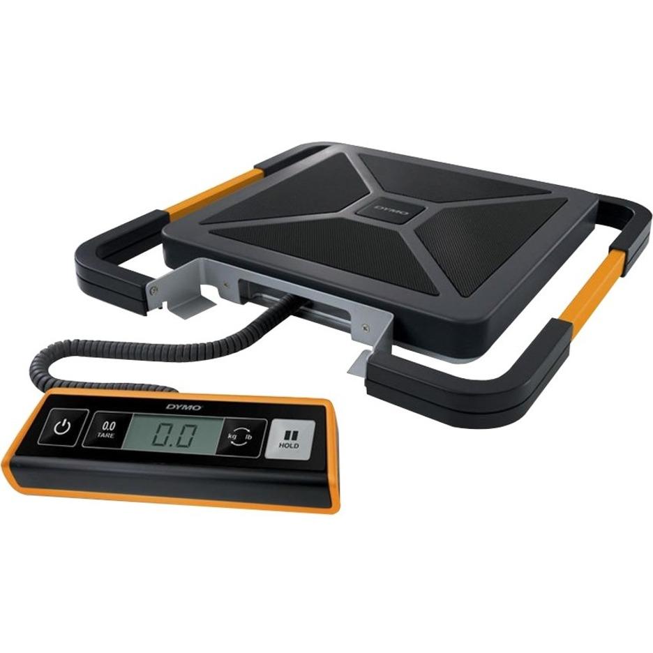 Digital Scale, Portable, USB Shipping, 400lb., BK/OE