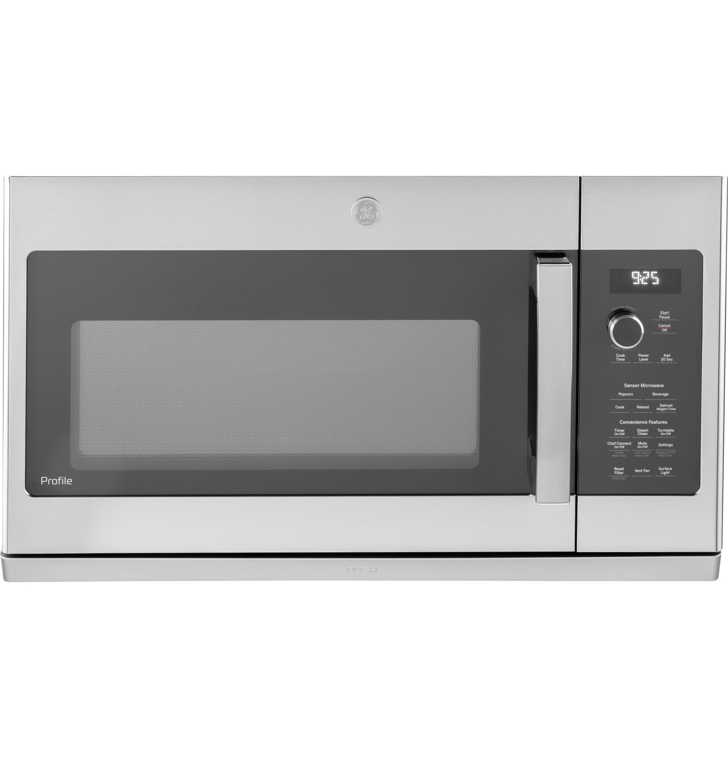 GE® Profile™ 2.2 Cu. Ft. Over-the-RanGE® Sensor Microwave Oven, 120V, Stainless Steel
