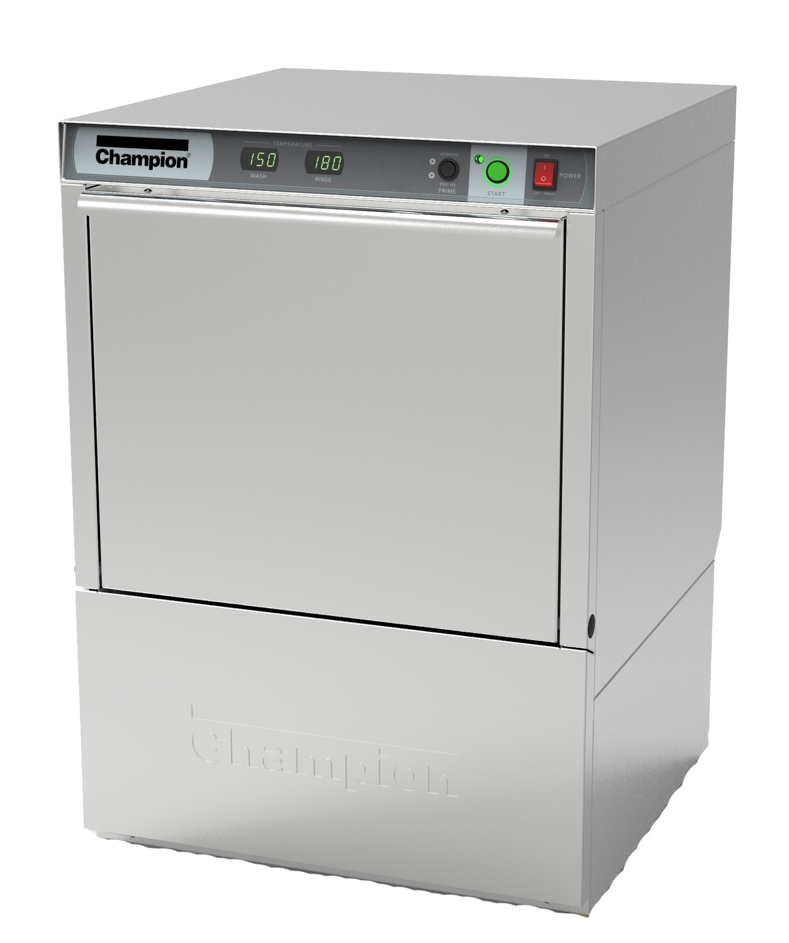 Champion UH130B Max Multi-Level Racking System Undercounter High Temp Dishmachine with Built-in Booster Heater 208-240v/60/1-ph