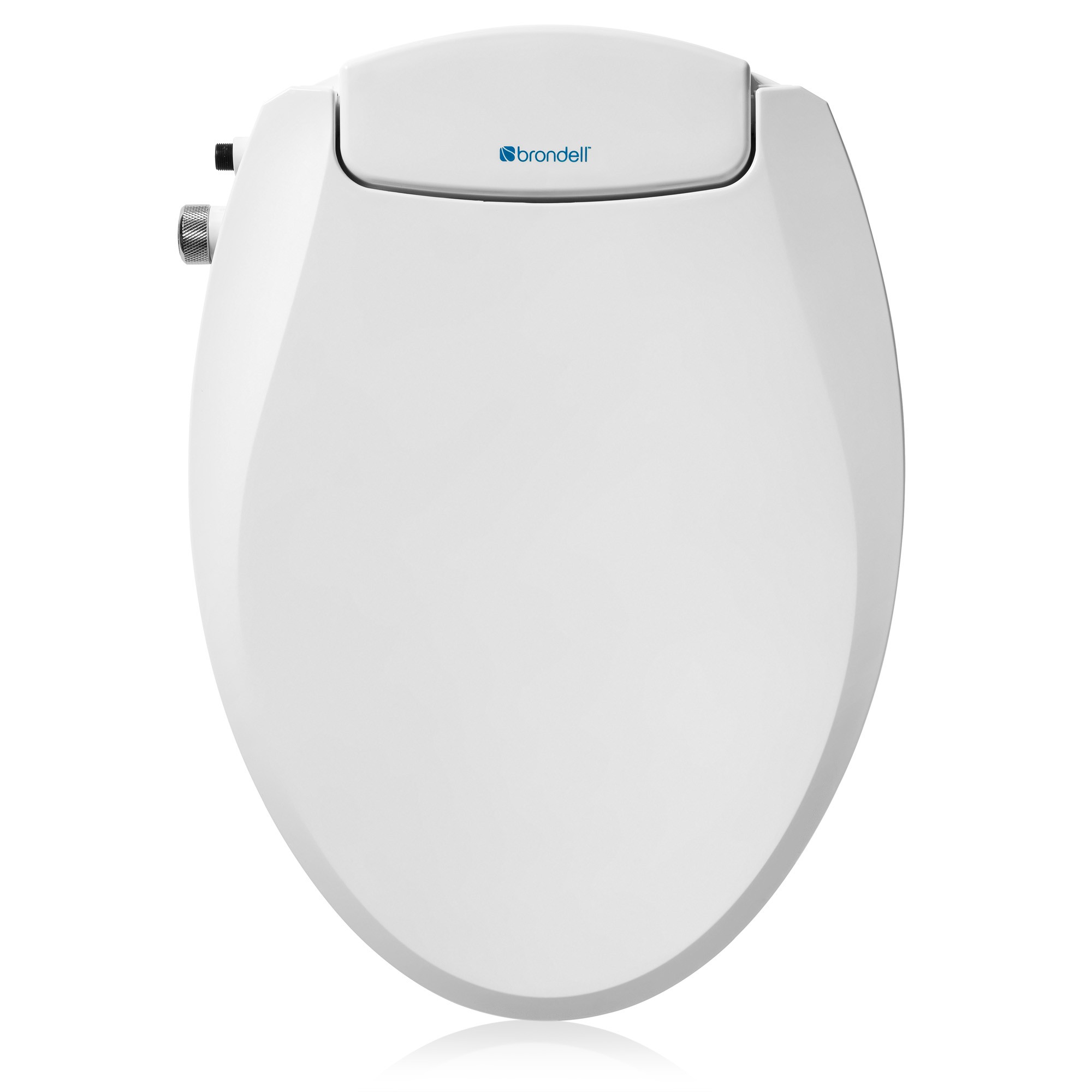 Swash EcoSeat Dual Nozzle Ambient Temperature Non Electric Bidet Seat, Elongated White