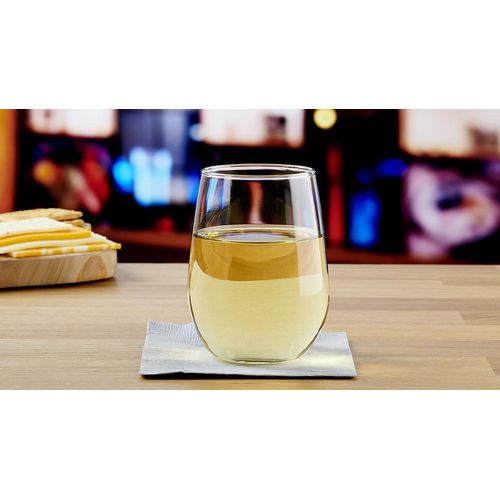 Vienna Stemless Wine Glass 15 oz. - 12 glasses total, inner packed in 3  boxes of 4 each (36HGX)