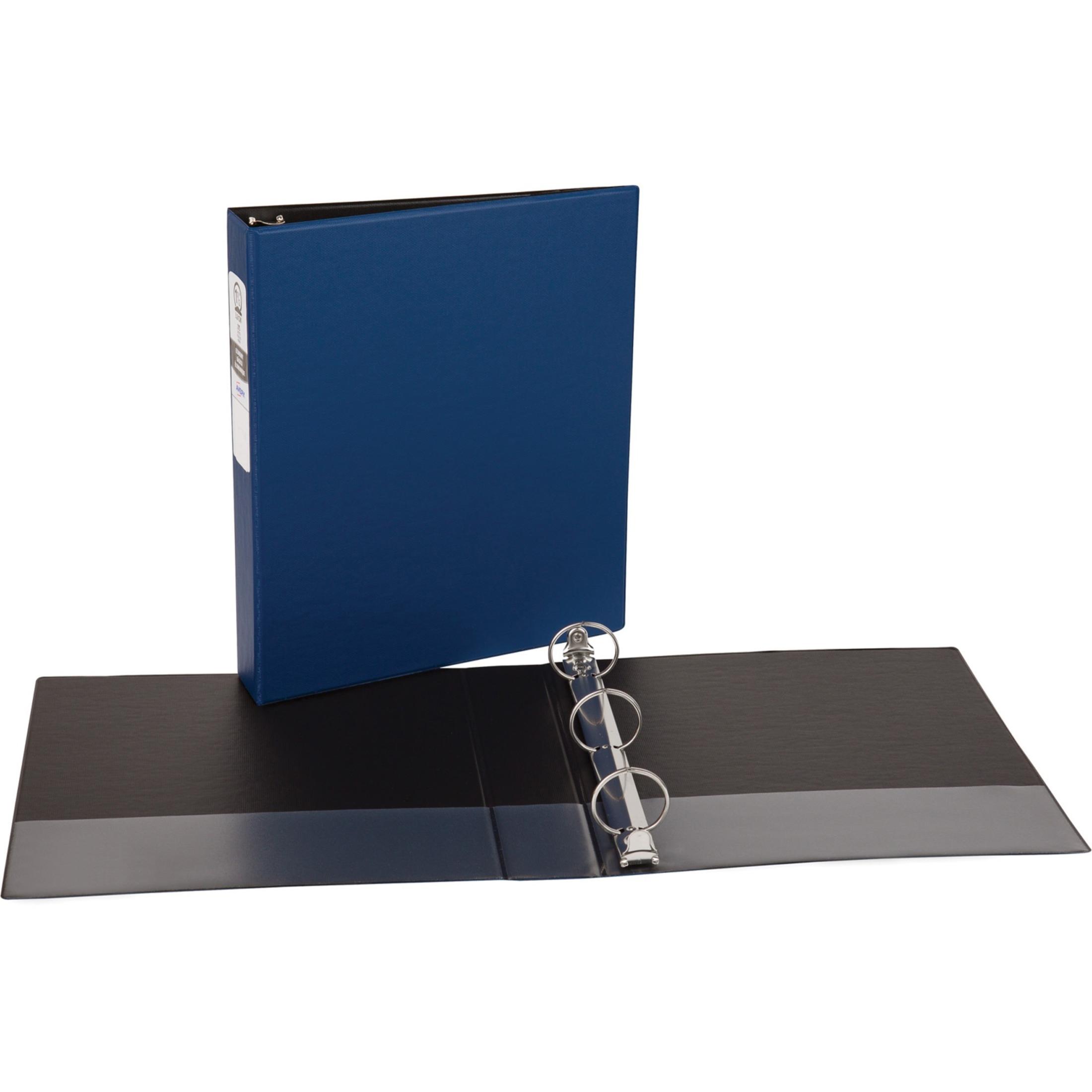 Economy Ring Binder, 1-1/2" Capacity, 11"x8-1/2", Blue