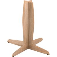 Petra Wood Table Base for 30", 42" and 48" Square-to-Round Tabletops