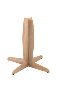 Petra Wood Table Base for 30", 42" and 48" Square-to-Round Tabletops
