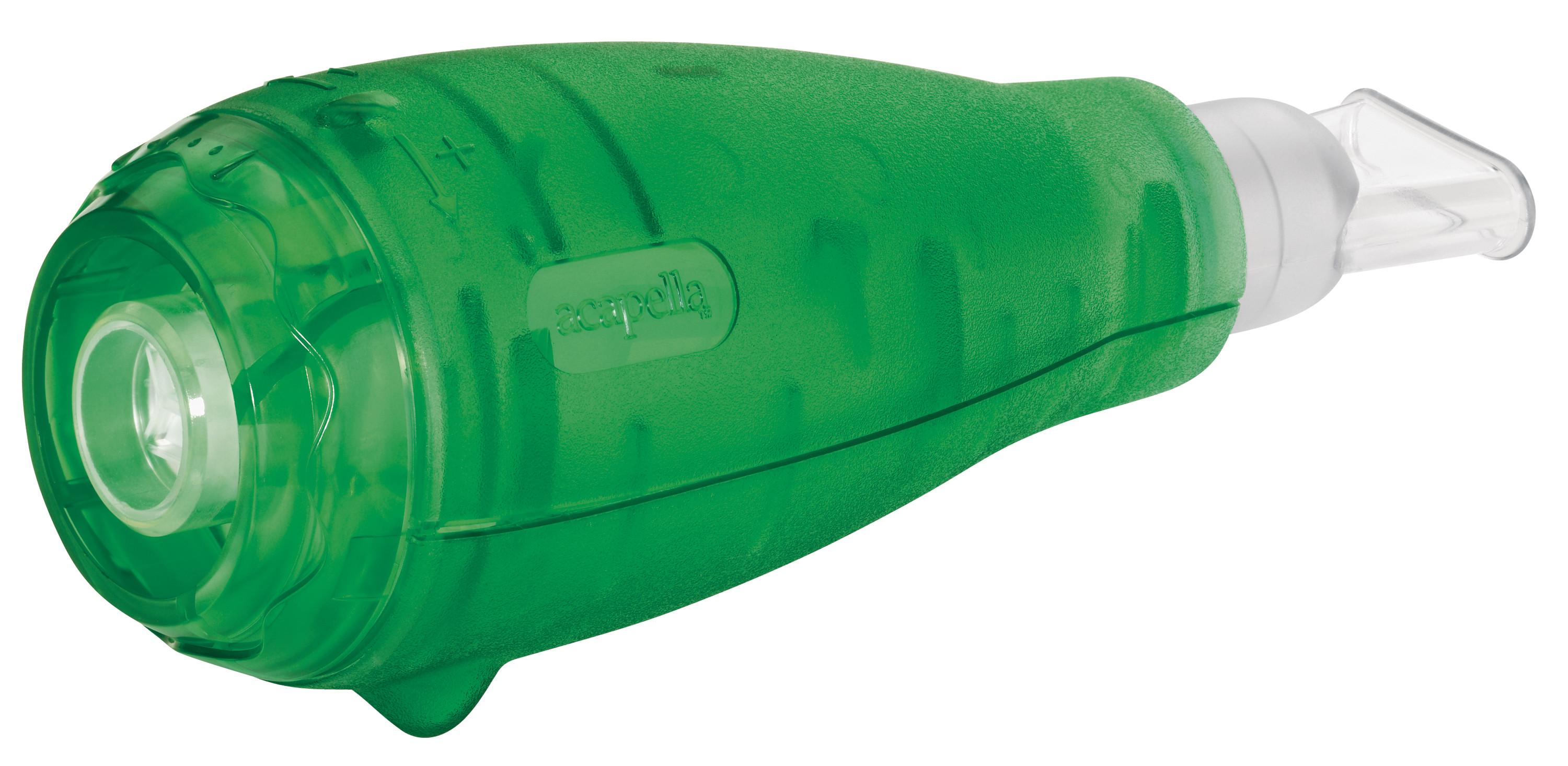 Smiths Medical acapella® Vibratory PEP Device with Mouthpiece, High Flow (Green), 10/Case