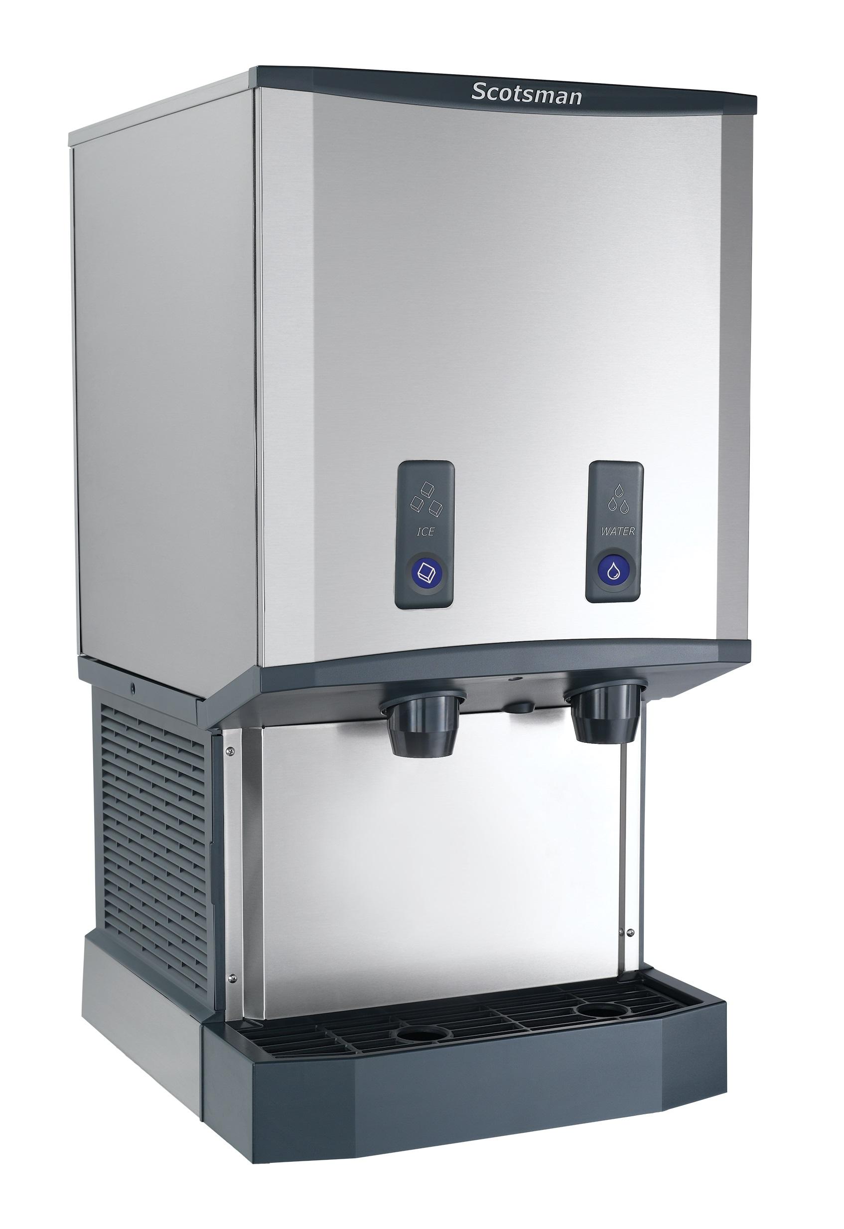 Scotsman "Quick Ship" HID540AB-1 Meridian™ Push-Button Countertop Nugget Ice & Water Dispenser, Air Cooled - Up to 500 lb. Production, 40 lb. Storage