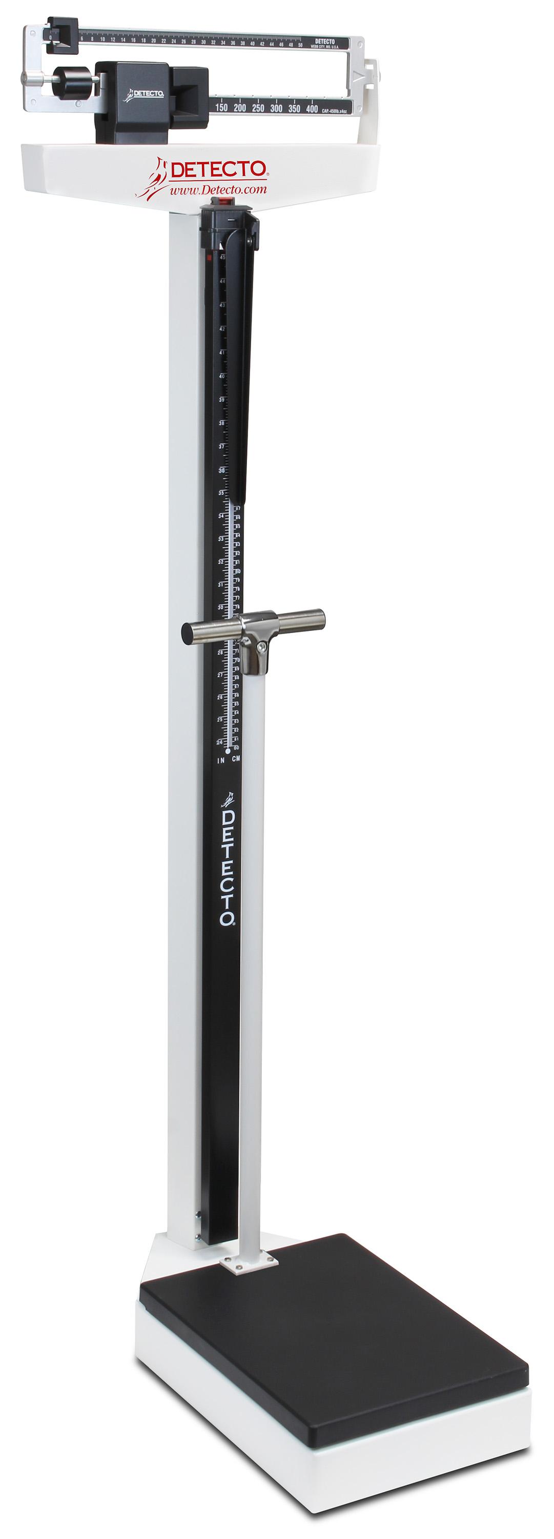 Physician's Scale, Weigh Beam, 440 lb / 200 kg Capacity, Height Rod ...