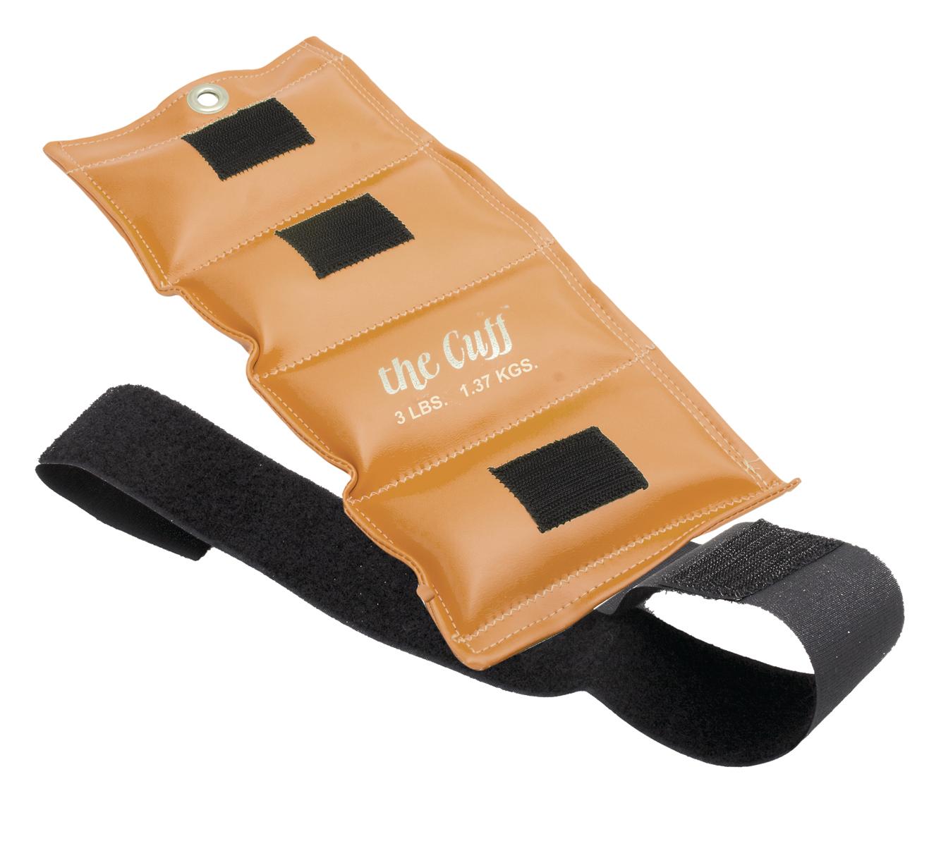 The Cuff® Deluxe Ankle And Wrist Weight - 3 Lb - Gold