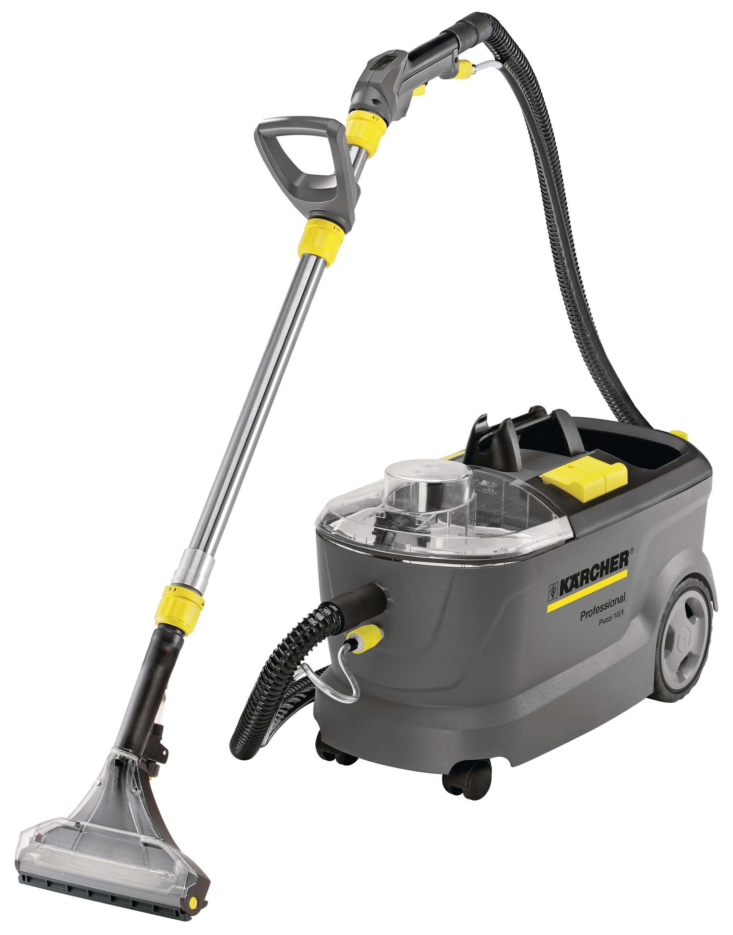 Karcher Puzzi 10/1 Carpet Extractor, Compact, 2.6 Gallon, with Upright Wand and Hand Tool