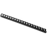 Fellowes® Plastic Comb Bindings, 3/8" Diameter, 55 Sheet Capacity, Black, 100 Combs/Pack
