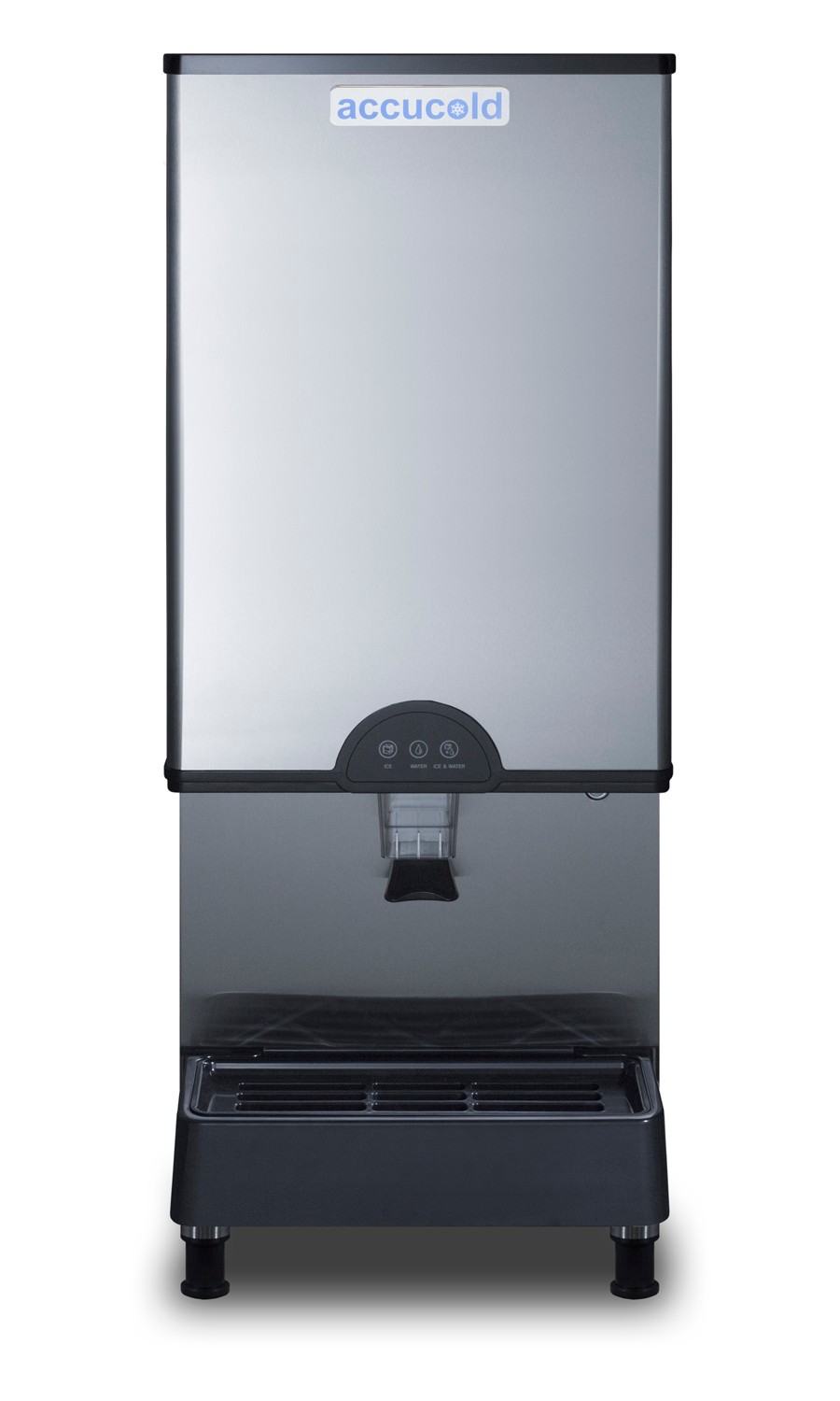 Accucold 378 lb. ice/water dispenser for countertop use