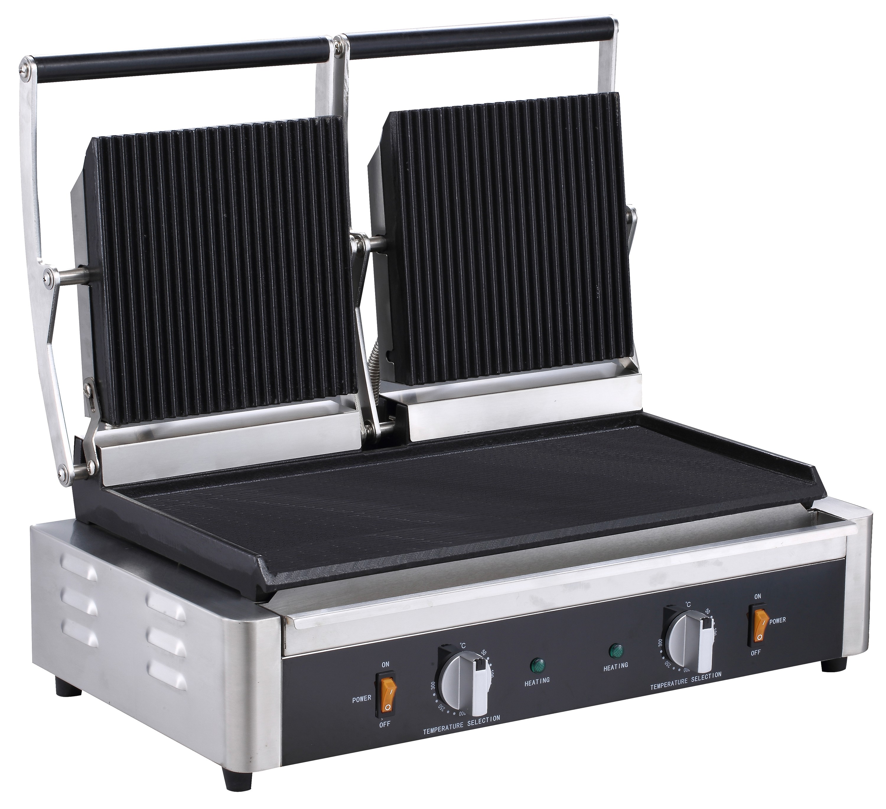 Serv-Ware - Electric Cooking - Double Panini Grill - Grooved Top ...