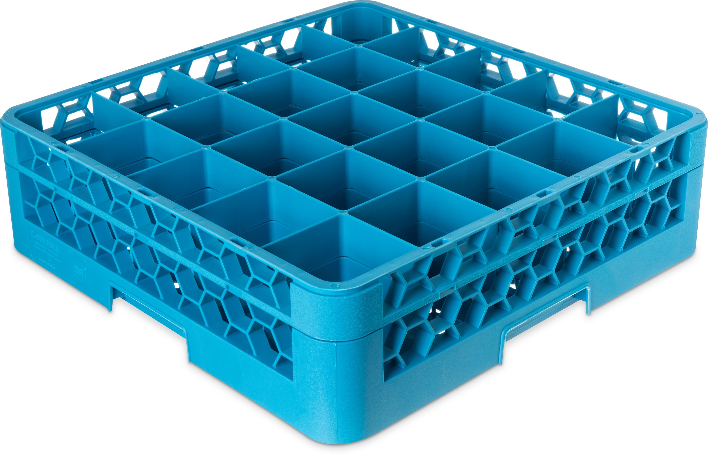 OptiClean™ 36-Compartment Divided Glass Rack with 1 Extender 5.56 ...