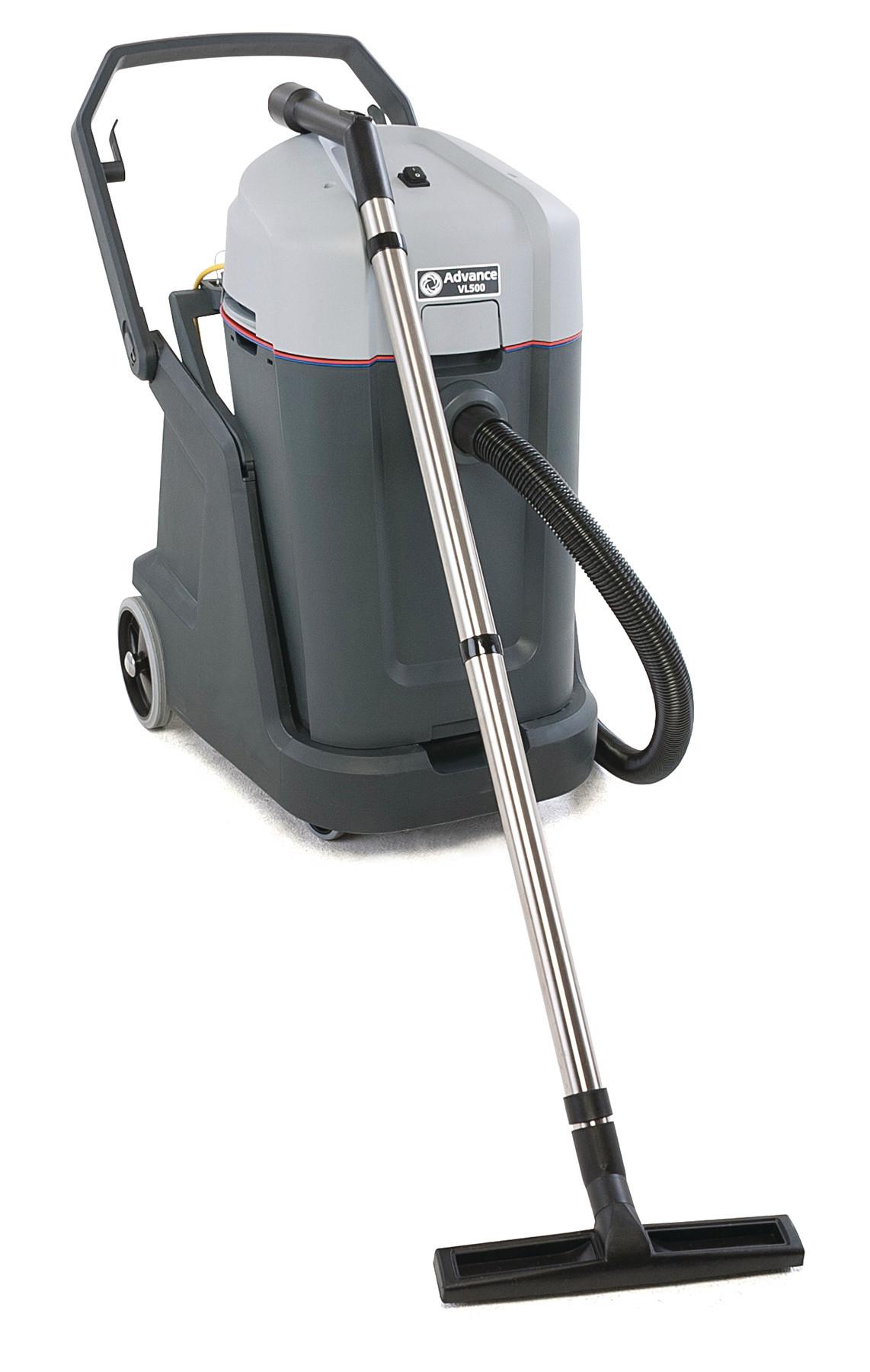 Advance VL500 Wet/Dry Vacuum, 19 Gallon, 1.4HP Motor, Front Mount Squeegee