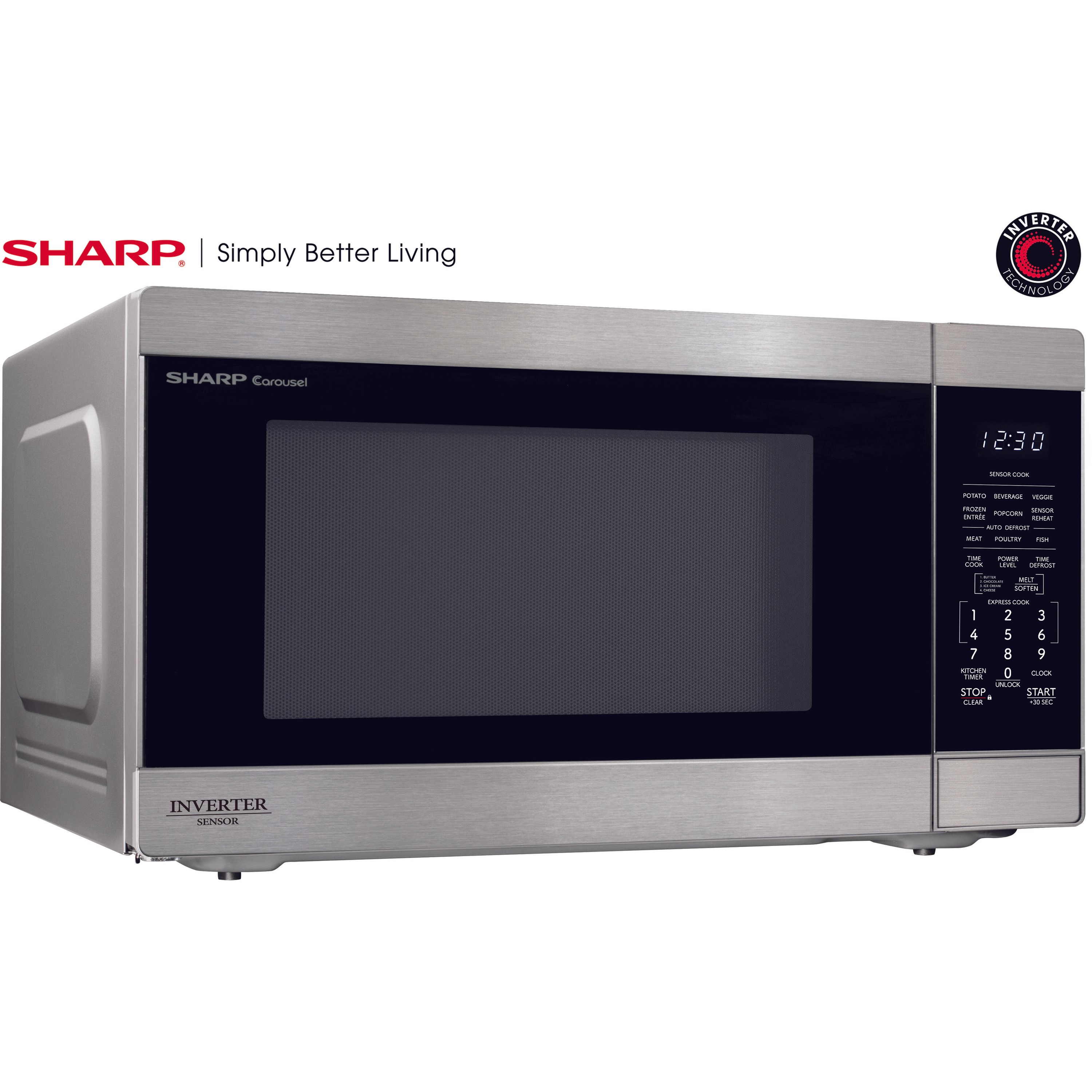 2.2-cu. ft. 1200W Countertop Microwave Oven
