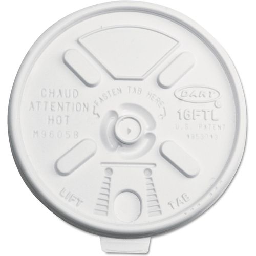 Dart Graduated Foam Cup, White, 16 oz - 16J16GRAD