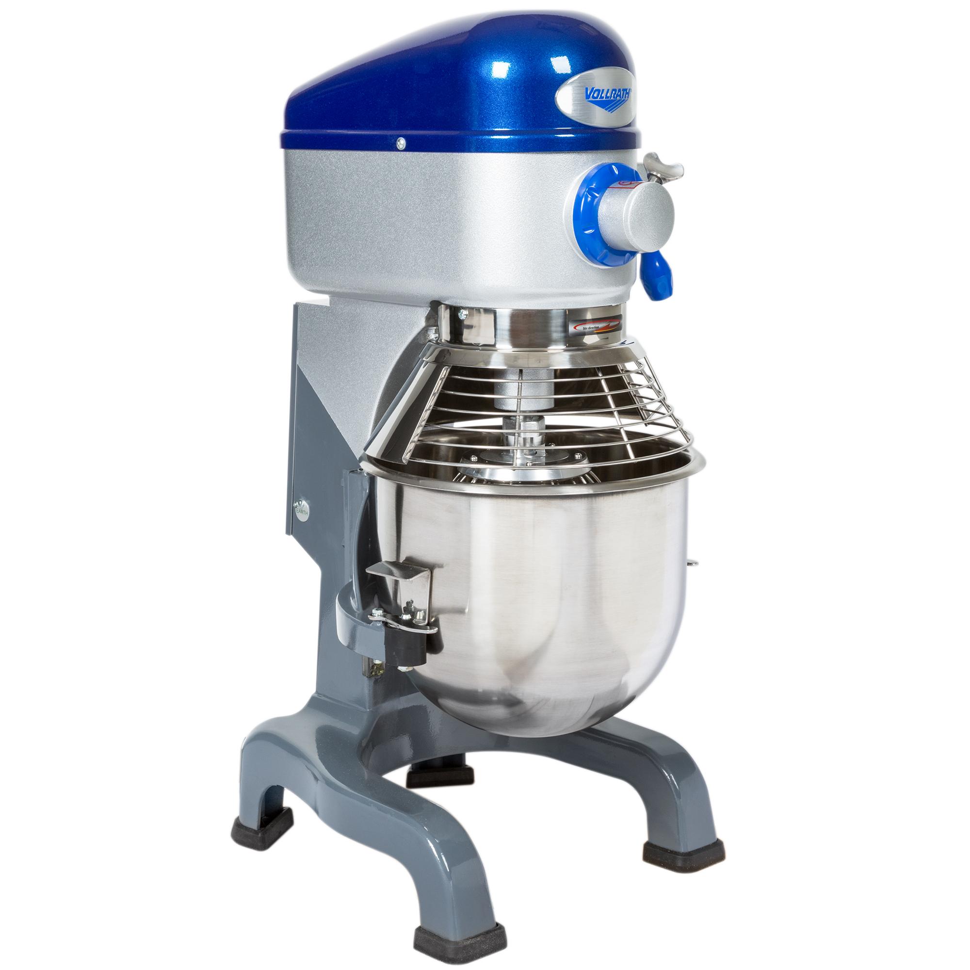 VOLLRATH 20QT BENCH MIXER, 20-quart 110- to 120-volt bench mixer with safety guard