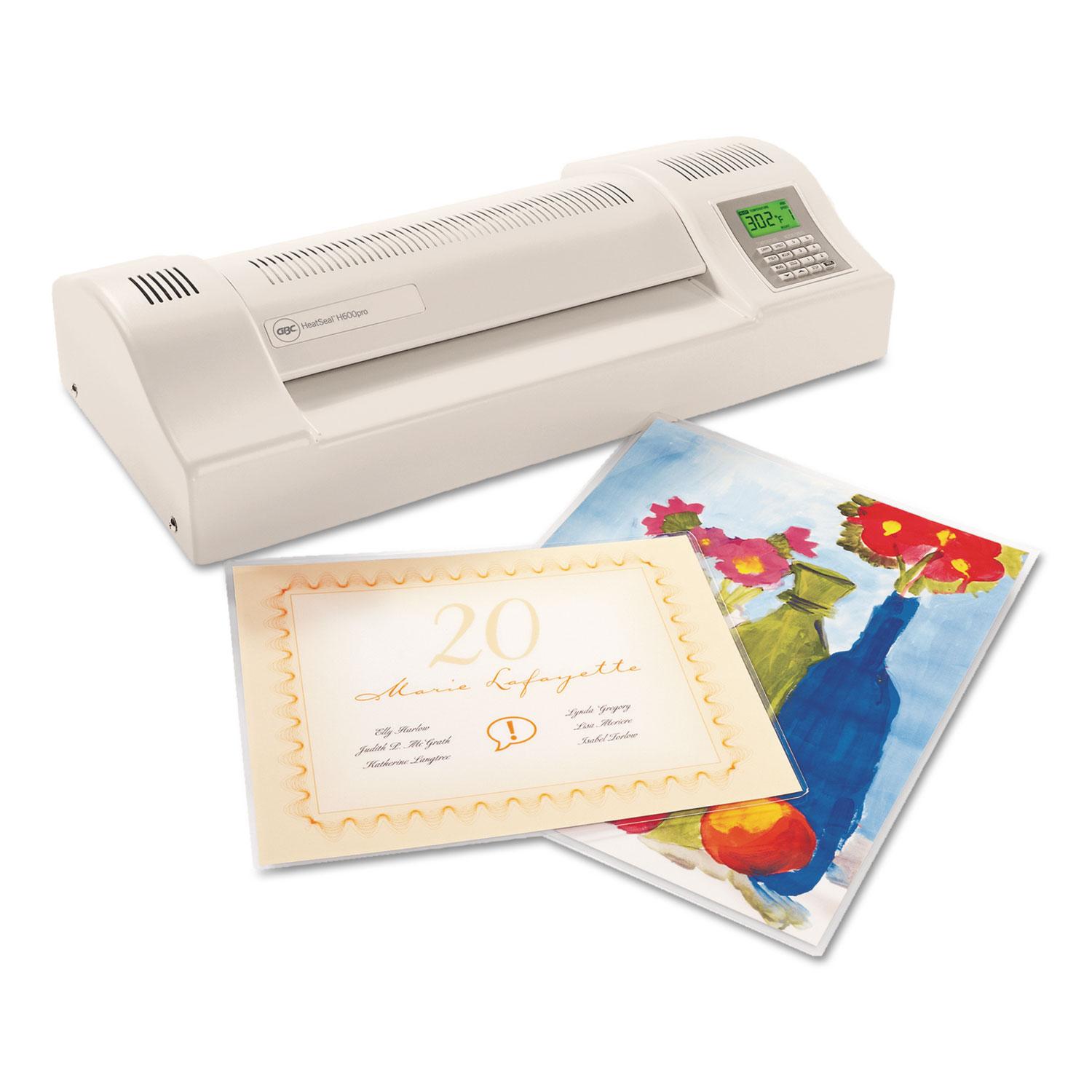 GBC® HeatSeal H600 Pro Laminator, 13" Wide, 10mil Maximum Document Thickness