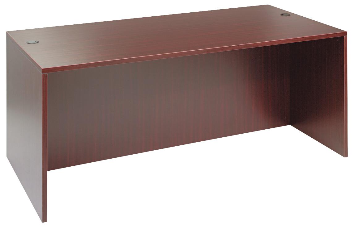 Valencia Laminate Series Desk, 71"W x 35-1/2"D x 29-1/2"H - Finish: Espresso