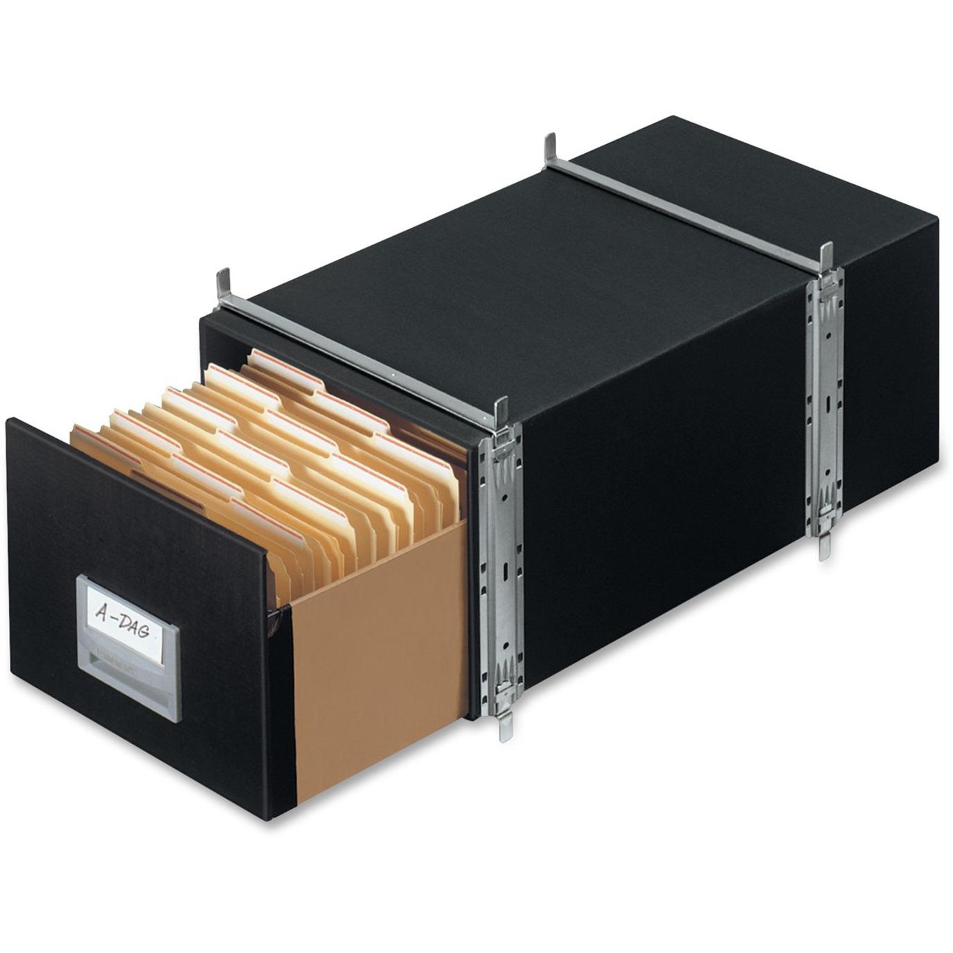 Staxonsteel Storage Drawers,Legal,15"Wx24"Dx10-1/2"H,6/CT,BK