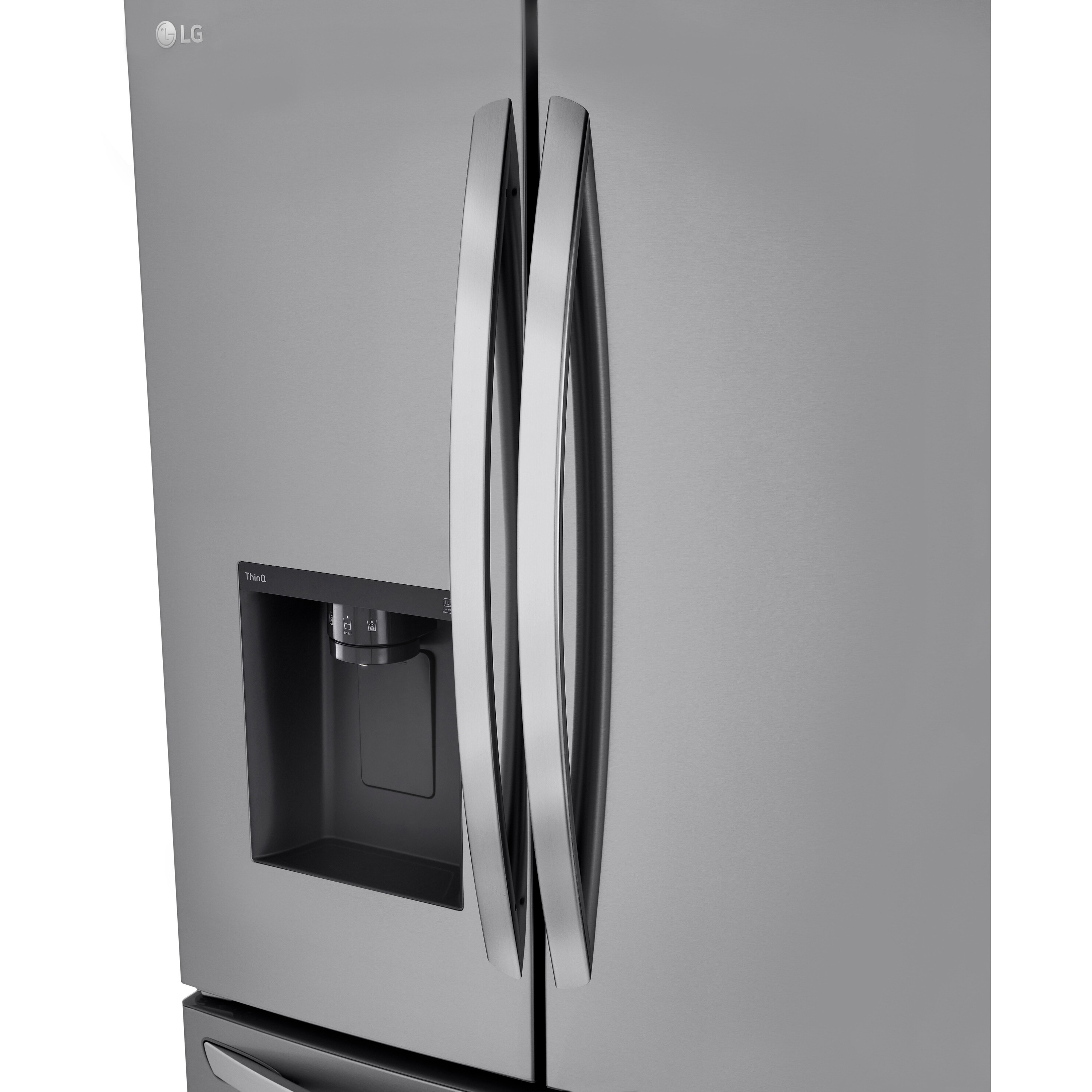 LG 26 CF 3 Door Counter Depth French Door, Ice and Water with Dual Ice
