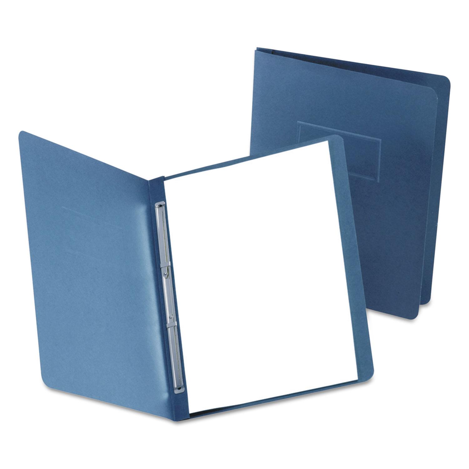 Oxford™ Paper Report Cover, Large 2 Prong Fastener, Letter, 3" Capacity, Dk Blue, 25/Box