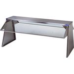 Buffet Shelf with Food Shield, 58"L x 10"W x 18"H