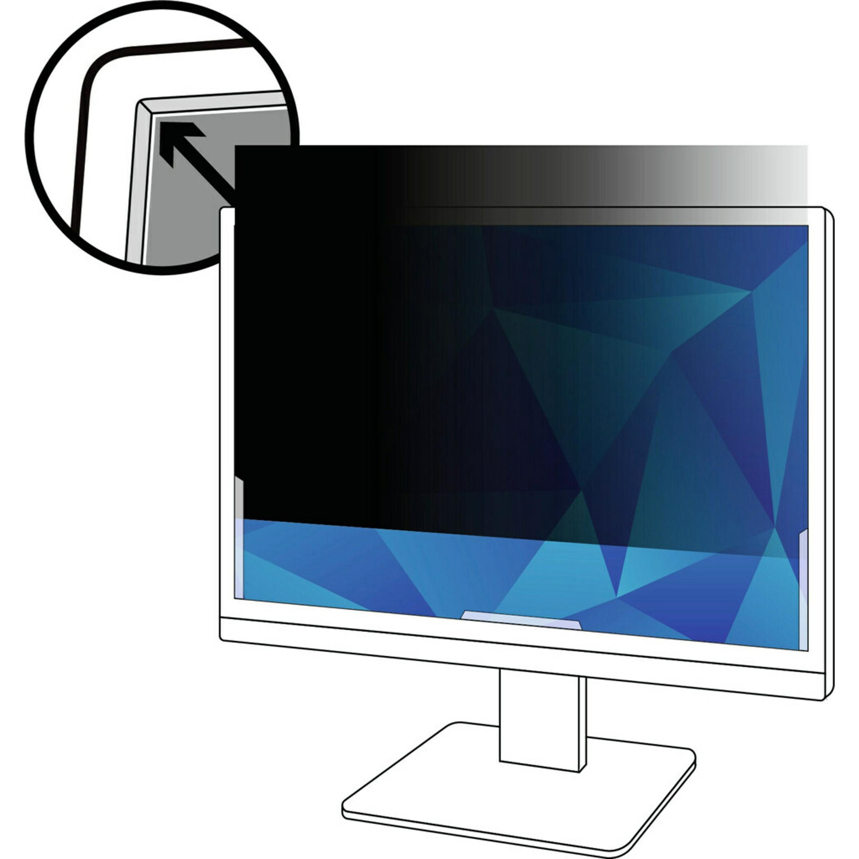 Privacy Filter, LCD/Notebook, Fits 19" Monitor, Frameless