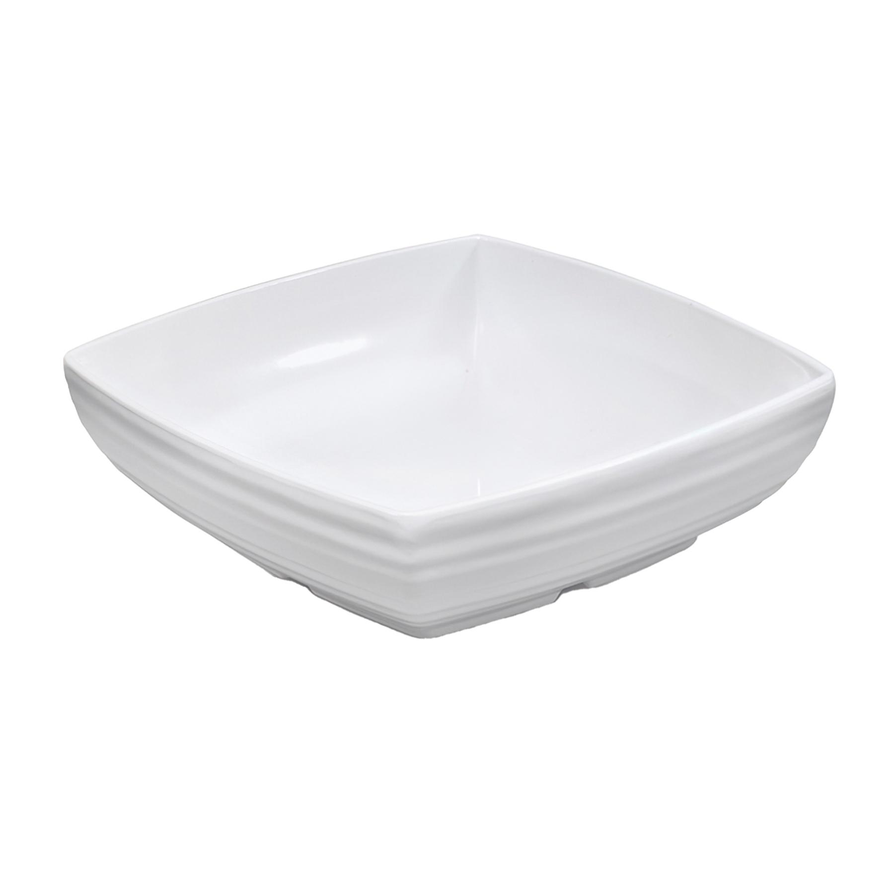 1.75 qt. Square Bowl, W-White