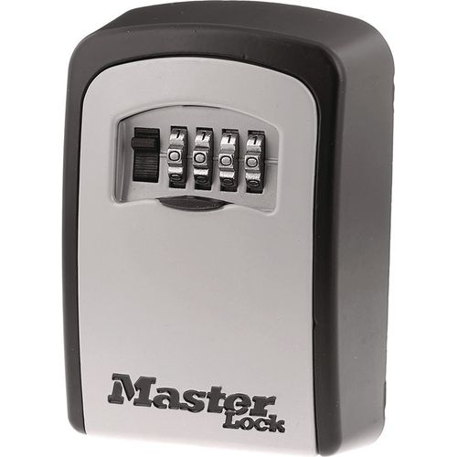 Master Lock® Locking Combination 5 Key Steel Box, 3 1/4w x 1 1/2d x 4 5 ...