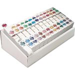 Smead A-Z Bar-Style End Tab Labels, Assorted, 13000/Box