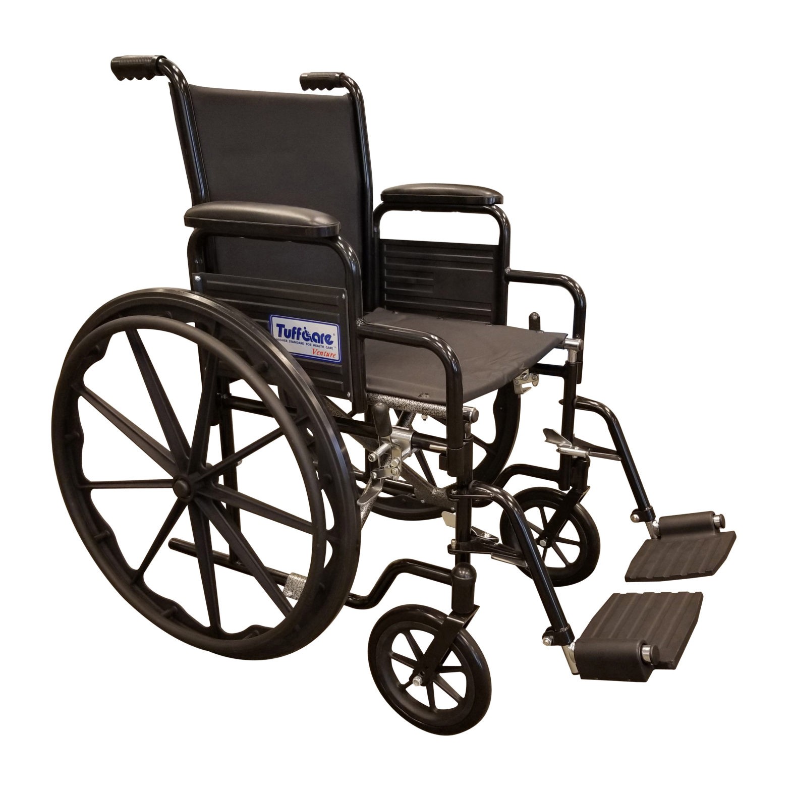 Tuffcare Venture Series Lightweight Wheelchair, 18 in W x 16 in D ...