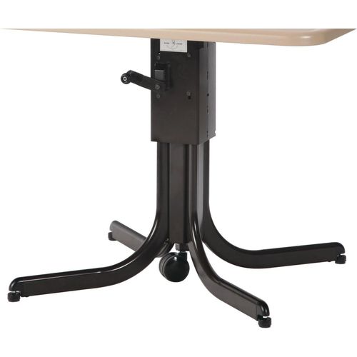 Influence Table Counter Balance Adjustable Ht X-base Eclipse Casters/G