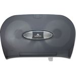 Georgia Pacific® Professional Two-Roll Bathroom Tissue Dispenser, 13 9/16 x 5 3/4 x 8 5/8, Smoke
