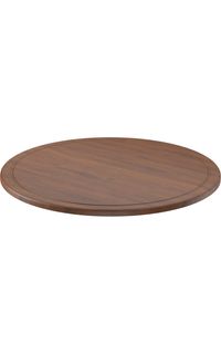 Thermolaminate Tabletop with Spill-Retainer Edge, 42" Round