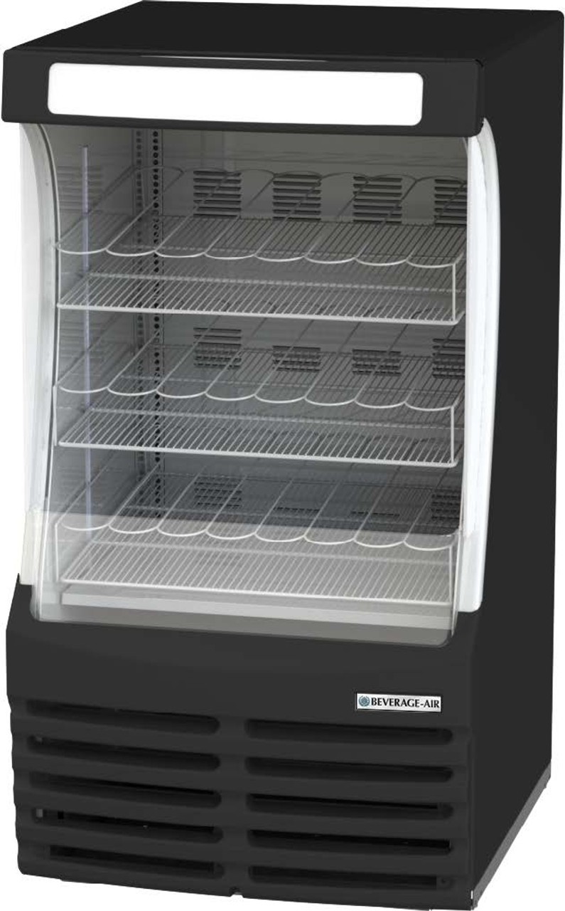 Beverage Air  BZ13HC-B - Breeze - 30" Open Air Refrigerated Display Case - Black