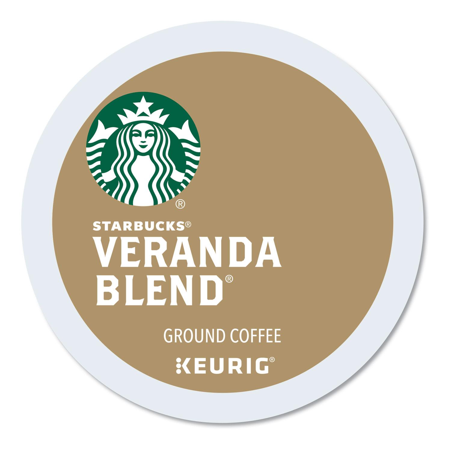 Starbucks® Veranda Blend Coffee K-Cups, 24/Box, 4 Box/Carton
