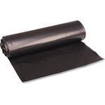 Boardwalk® Super-Heavy Grade Can Liner, 33" x 39", 1.2mil, 33gal, Black, 25/Roll, 4 Rolls/CT