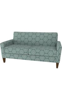 Quick-Ship Arlington Heights Apartment-Size Sofa with Preferred Seat Deck in Crypton Fabric