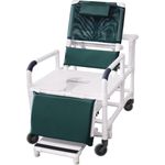 Direct Supply®Bariatric Reclining Shower Chair, Sliding footrest, 600lb Weight Capacity