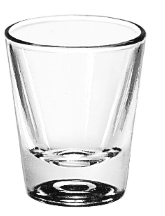 1.25 oz. Plain Whiskey Shot Glass, case of 72