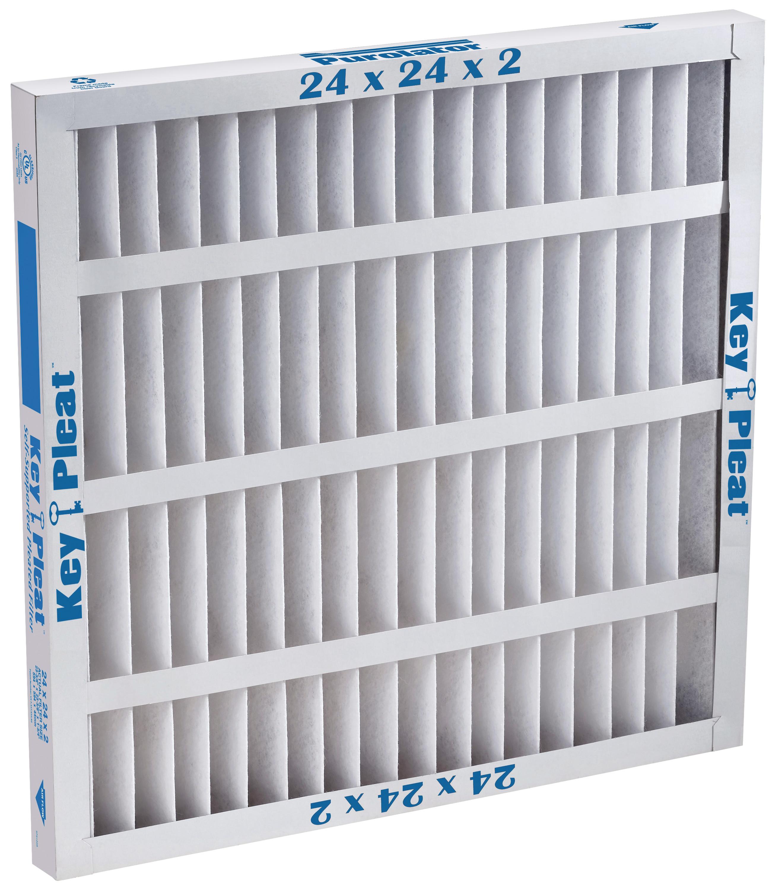 Pleated Air Filter, Airguard Extreme+Plus, 20x24x1, Merv 8, Synthetic, Beverage Board