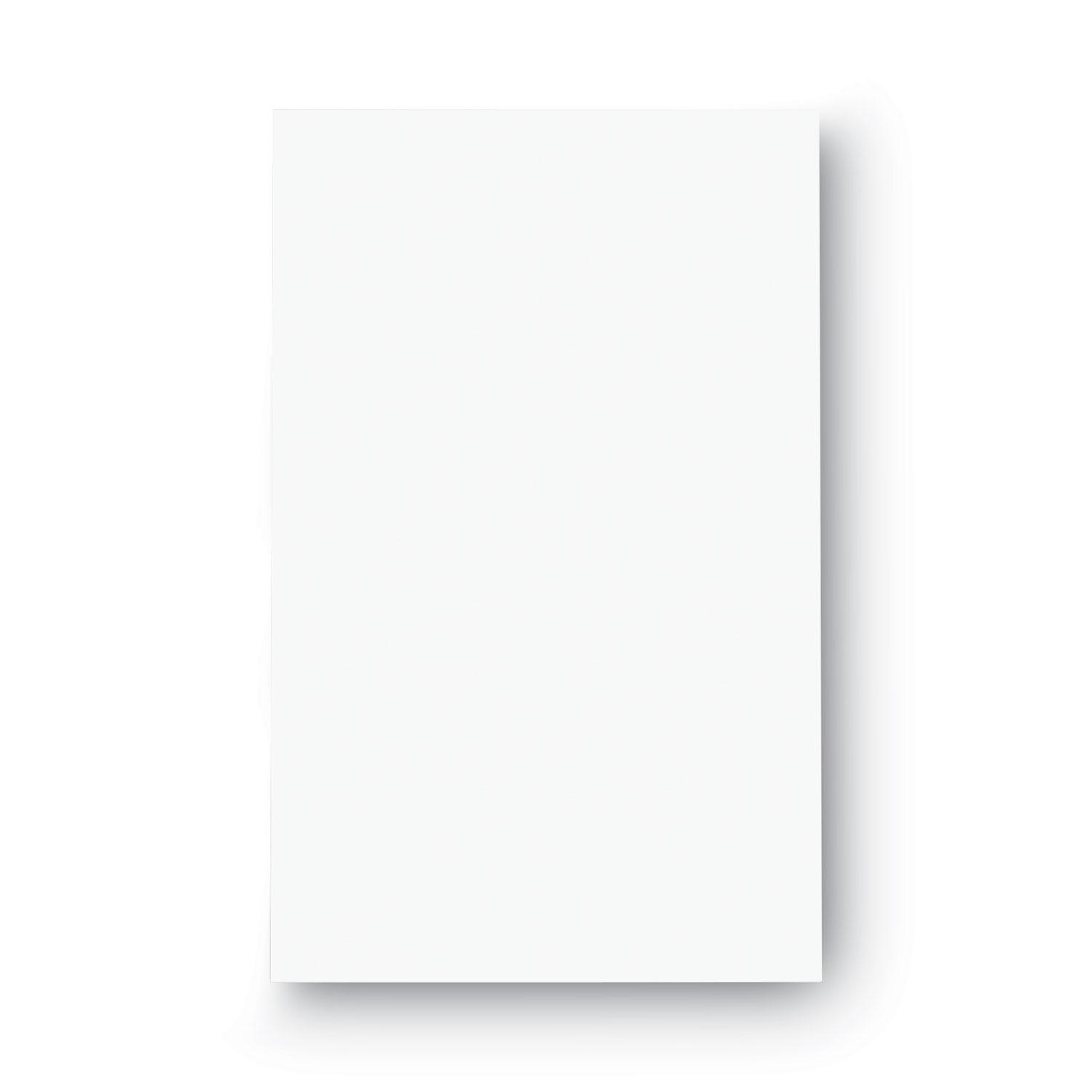 Universal® Scratch Pads, Unruled, 5 x 8, White, 12 100 Sheet Pads/Pack