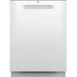 GE® Top Control with Plastic Interior Dishwasher with Sanitize Cycle & Dry Boost, ENERGY STAR®, White