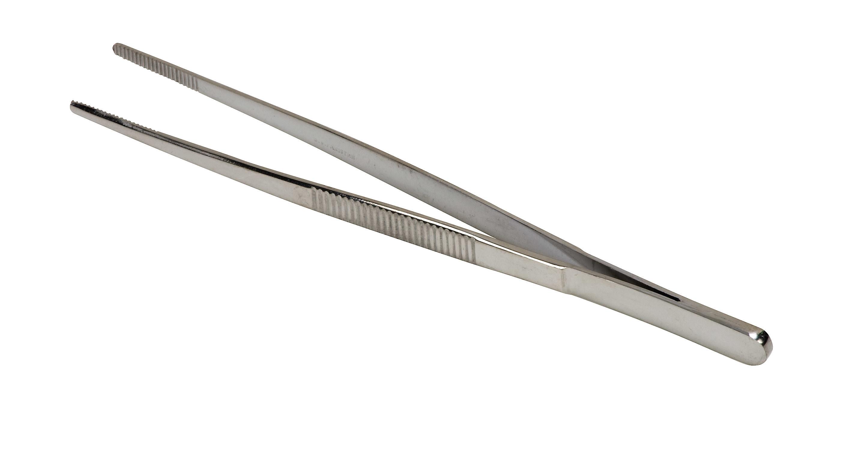 MABIS Precision Thumb Dressing Forceps Tweezer, Silver, Serrated