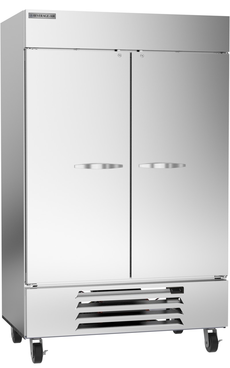 Beverage Air - HBF49HC-1 Horizon Series - Bottom Mount Reach In Freezer - 2 Door - Solid Door - 49 Cu. Ft.