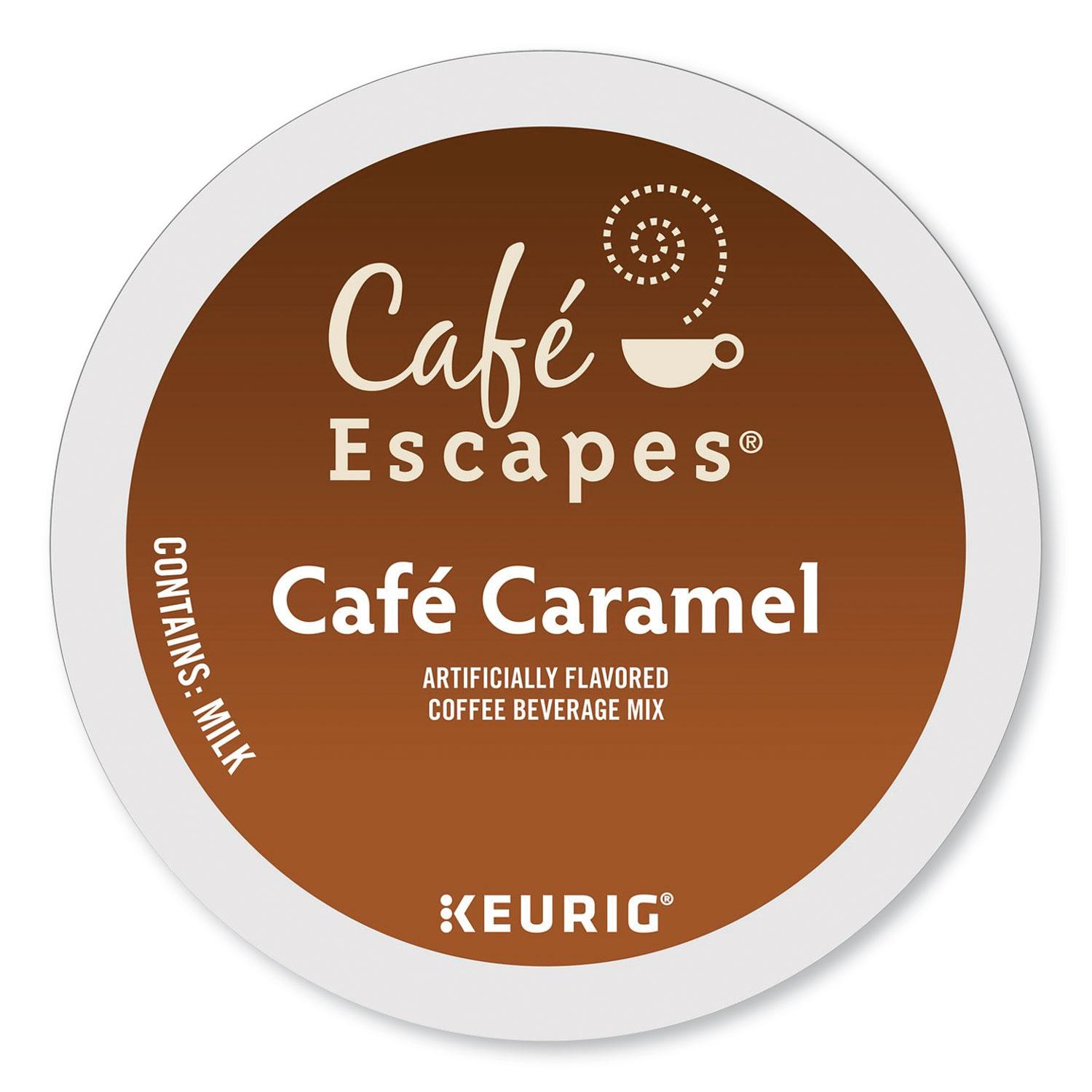Café Escapes® Café Caramel K-Cups, 24/Box