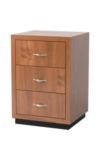 Napoli 3-Drawer Bedside Cabinet