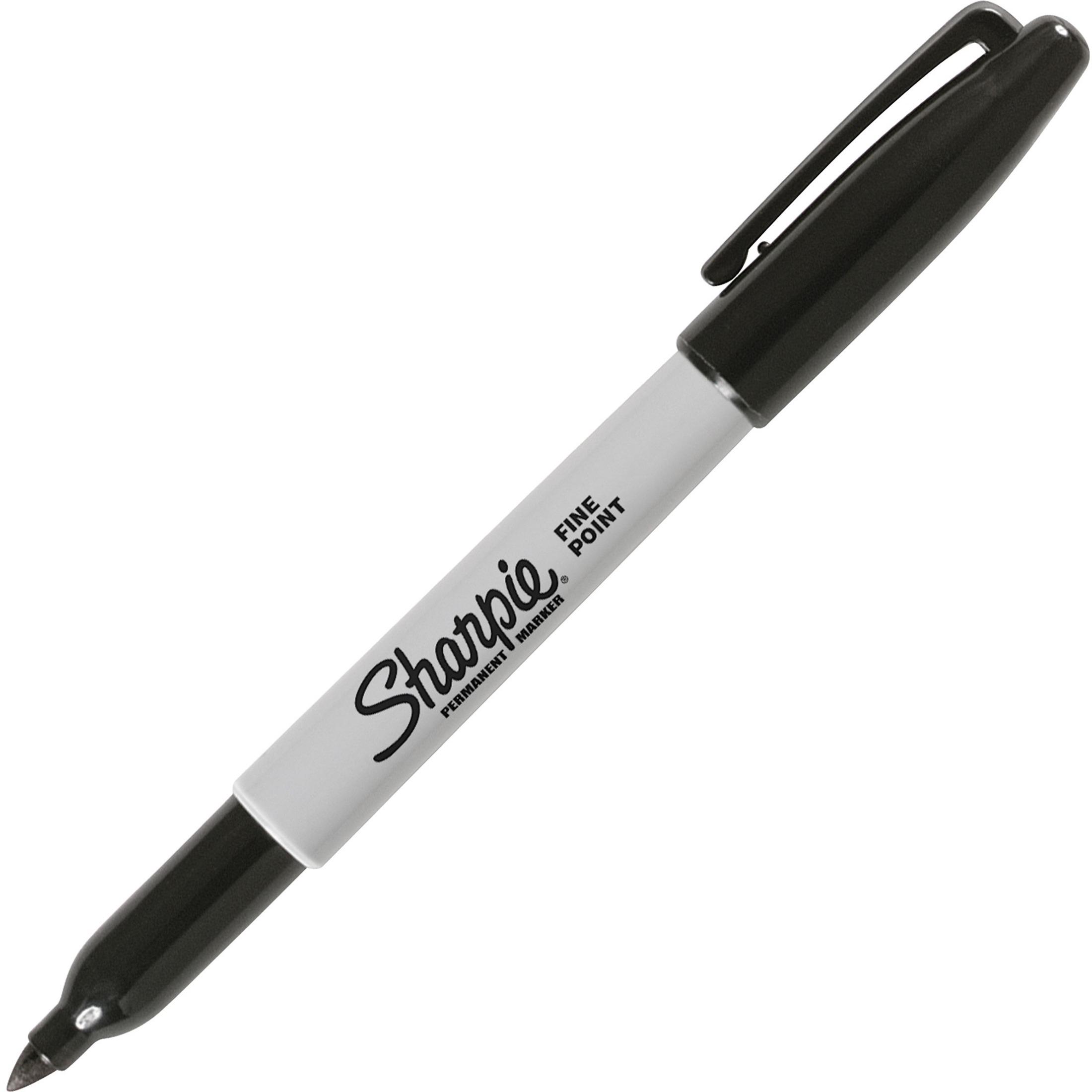 Permanent Marker, Sharpie, Fine Point, Black